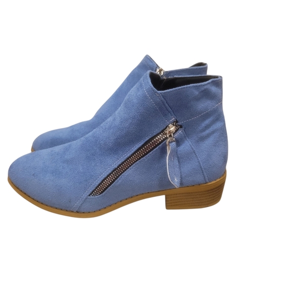 Temu Shoes - Womens Short Boots Chunky Block Heel SZ 8